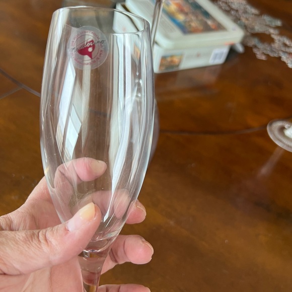 Cristal D'arques Mendocino Set of 3 French 24% Lead Crystal Champagne Flutes - Picture 7 of 10